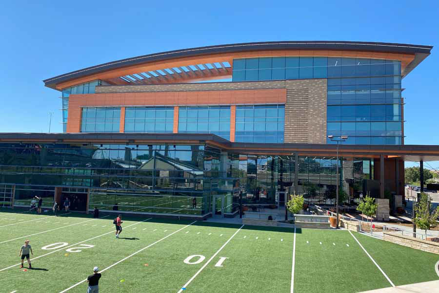 Check Out The Stunning Curved Steel Roof at the UCHealth Steadman Hawkins Clinic in Denver